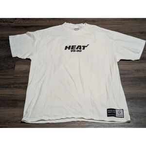 Vintage Miami Heat Inaugural Game T-Shirt 2000 Hanes XL White American Airlines